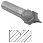 49155 Point Cutting Roundover Bit 1/2 Shank