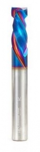 Amana Tool 46171-K CNC SC Spektra Extreme Tool Life Coated Compression Spiral 3/8 D x 7/8 CH x 3/8 SHK x 3 Inch Long 2 Flute Router Bit