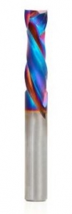 Amana Tool 46172-K CNC SC Spektra Extreme Tool Life Coated Compression Spiral 3/8 D x 1-1/4 CH x 3/8 SHK x 3 Inch Long 2 Flute Router Bit
