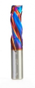 Amana Tool 46012-K CNC SC Spektra Extreme Tool Life Coated Compression Spiral 1/2 D x 1-1/4 CH x 1/2 SHK x 3 Inch Long 3 Flute Router Bit