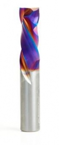 Amana Tool 46188-K CNC SC Spektra Extreme Tool Life Coated Compression Spiral 1/2 D x 1-1/4 CH x 1/2 SHK x 3 Inch Long 2 Flute Router Bit