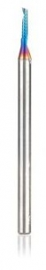 Amana Tool 51415-K Spektra Coated SC Spiral 'O' Single Flute, Plastic Cutting 1/16 D x 1/4 CH x 1/8 SHK x 2 Inch Long Up-Cut CNC Router Bit with Mirror Finish