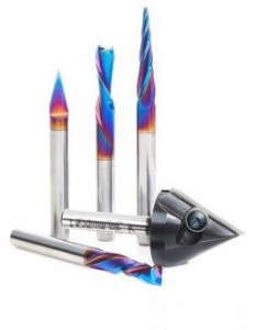 5-Pc CNC Signmaking Router Bit Collection, 1/4 Inch Shank