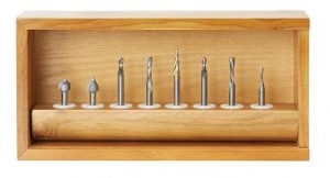 Amana Tool AMS-134 8-Pc CNC General Purpose 1/4 Inch SHK Router Bit Collection