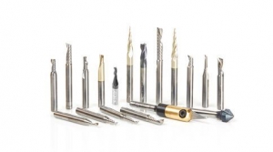 Amana Tool AMS-162 18-Pc Aluminum Cutting CNC Solid Carbide Advanced Collection, 1/4 Inch SHK