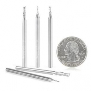 Amana Tool AMS-126 5-Pc Spiral Flute Plunge Down-Cut Inlay Router Bit Pack