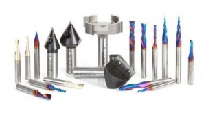 Amana Tool AMS-222 18-Pc Ultimate Signmaking CNC Router Bit Collection, 1/4 & 1/2 Inch Shank
