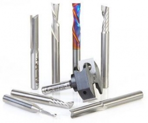 Amana Tool AMS-164 8-Pc CNC Starter Router Bit Collection, 1/4 Inch SHK