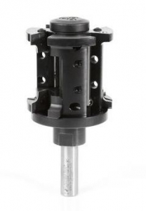 Amana Tool RC-2204 CNC Insert Double Rounding and Chamfering Router Bit 5mm R x 90mm D x 18-58mm CH x 3/4 SHK