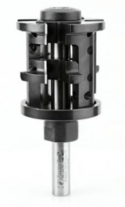 Amana Tool RC-2210 CNC Insert Double Rounding and Chamfering Router Bit 10mm R x 90mm D x 22-62mm CH x 3/4 SHK