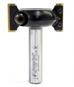 Amana Tool RC-2375 In-Bevel Insert Adjustable Chamfer 1-7/8 D x 31/32 CH x 1/2 SHK Router Bit