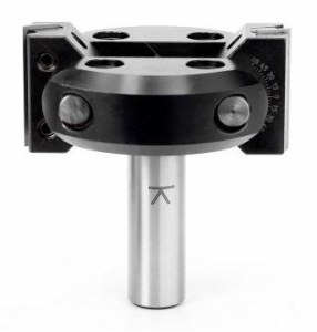 Amana Tool RC-2370 Insert Adjustable Chamfer 85mm (3-11/32 Inch) D x 40mm (1-9/16 Inch) CH x 3/4 Inch SHK Router Bit