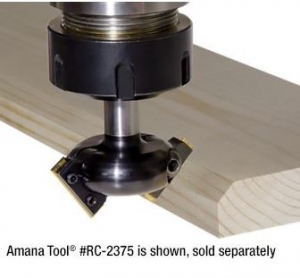 Amana Tool RCK-460 General Purpose Grade 25mm x 6.5m x 1.10mm Replacement Coated Solid Carbide Insert Knives for Amana Tool RC-2375 Router Bit