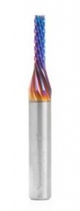 Amana Tool 46008-K SC Spektra Extreme Tool Life Coated Carbon Fiber Cutting Down-Cut 1/8 D x 1/2 CH x 1/4 SHK x 2 Inch Long Router Bit