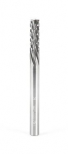 Amana Tool #46264 Solid Carbide Carbon Fiber Cutting 1/4 D x 3/4 CH x 1/4 SHK x 3 Inch Long Down-Cut Router Bit