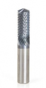 Amana Tool 48058-D High Performance Drill End 1/2 D x 1-1/8 CH x 1/2 SHK x 3 Inch Long SC Fiberglass and Composite Cutting AlTiN Coated Router Bit