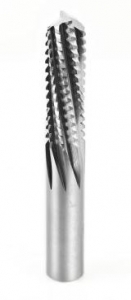 Amana Tool 46135 Carbide Tipped SC Roughing Spiral, Multi-Flute 1/2 D x 1-21/32 CH x 1/2 SHK x 3-1/4 Inch Long Router Bit for Composite Materials