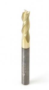 Amana Tool 46094 SC Spiral 1/4 D x 3/4 CH x 1/4 SHK x 2-1/2 Inch Long Composite, Fiberglass & Phenolic Cutting ZrN Coated Up-Cut Router Bit