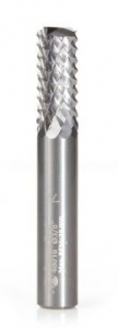 Amana Tool 48016 Medium Burr with End Mill Point 3/8 D x 7/8 CH x 3/8 SHK x 2-1/2 Inch Long SC Fiberglass and Composite Cutting Router Bit