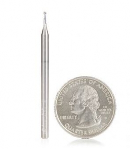 Amana Tool 46146 SC Spiral Plunge 3/64 D x 1/8 CH x 1/8 SHK x 2 Inch Long 2 Flute Up-Cut Router Bit