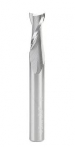 Amana Tool 46339 Solid Carbide Spiral 2 Flute Plunge 3/8 D x 7/8 CH x 3/8 SHK x 3 Inch Long Up-Cut Router Bit