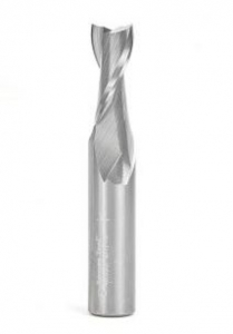 Amana Tool 46335 Solid Carbide Spiral 2 Flute Plunge 7/16 D x 1 CH x 1/2 SHK x 3 Inch Long Up-Cut Router Bit