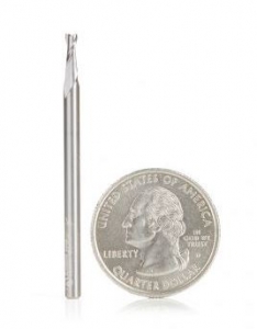 Amana Tool 46004 SC Spiral Plunge 3/32 D x 1/4 CH x 1/8 SHK x 2 Inch Long 2 Flute Up-Cut Router Bit