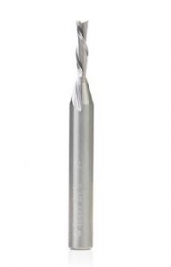Amana Tool 46433 Solid Carbide Spiral Plunge 1/8 D x 1/2 CH x 1/4 SHK x 2-1/4 Inch Long Down-Cut Router Bit