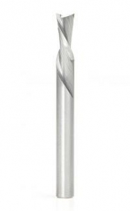 Amana Tool 46438 Solid Carbide Spiral Plunge 1/4 D x 5/8 CH x 1/4 SHK x 2-1/2 Inch Long Down-Cut Router Bit