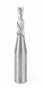 Amana Tool 46217 SC Spiral Plunge 9/32 D x 1 CH x 1/2 SHK x 3 Inch Long 2 Flute Down-Cut Router Bit