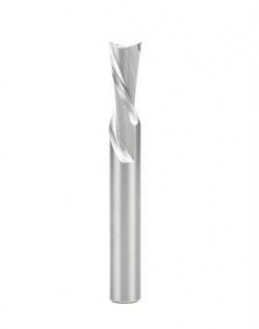 Amana Tool 46439 Solid Carbide Spiral Plunge 3/8 D x 7/8 CH x 3/8 SHK x 3 Inch Long Down-Cut Router Bit