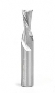 Amana Tool 46435 Solid Carbide Spiral Plunge 7/16 D x 1 CH x 1/2 SHK x 3 Inch Long Down-Cut Router Bit