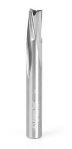 Amana Tool 51732 Solid Carbide Spiral Finisher 3/8 Dia x 5/8 Cut Height x 3/8 Shank x 3 Inch Long Down-Cut Router Bit, Leaves an Extra High Surface Finish