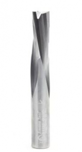 Amana Tool 51737 Solid Carbide Spiral Finisher 1/2 Dia x 1-1/8 Cut Height x 1/2 Shank x 3-1/2 Inch Long Down-Cut Router Bit, Leaves an Extra High Surface Finish