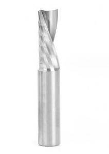 Amana Tool 51529 SC CNC Spiral 'O' Single Flute, Plastic Cutting 1/2 D x 1-1/4 CH x 1/2 SHK x 3 Inch Long Down-Cut Router Bit with Mirror Finish