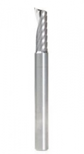 Amana Tool 51421 SC Spiral 'O' Flute, Plastic Cutting 1/4 D x 3/4 CH x 1/4 SHK x 2-1/2 Inch Long Up-Cut CNC Router Bit with Mirror Finish