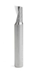 Amana Tool 51429 SC Spiral 'O' Single Flute, Plastic Cutting 3/8 D x 5/8 CH x 3/8 SHK x 2-1/2 Inch Long Up-Cut CNC Router Bit with Mirror Finish