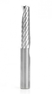 Amana Tool 51648 SC CNC Spiral 'O' Single Flute, Plastic Cutting 1/2 D x 2 CH x 1/2 SHK x 4 Inch Long Up-Cut Router Bit with Mirror Finish