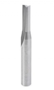 Amana Tool 43604 Solid Carbide Double 'O' Flute, Plastic Cutting 3/16 D x 5/8 CH x 1/4 SHK x 2 Inch Long Router Bit