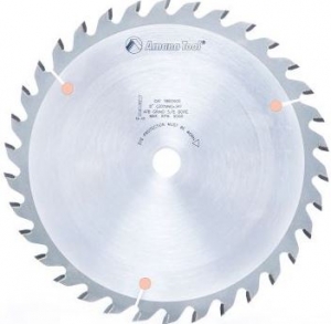 Amana Tool TB83400 Carbide Tipped Thin Kerf General Purpose 8 Inch D x 34T ATB, 15 Deg, 5/8 Bore, Circular Saw Blade