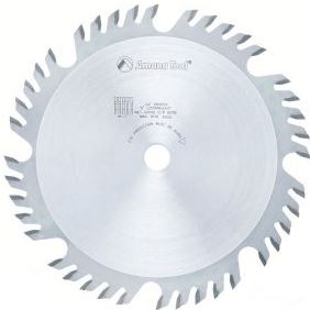 Amana Tool 684004 Carbide Tipped Combination Ripping and Crosscut 8 Inch D x 40T 4+1, 15 Deg, 5/8 Bore, Circular Saw Blade