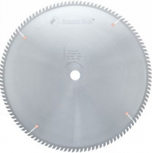 Amana Tool 616128 Carbide Tipped Trim 16 Inch D x 120T ATB, 10 Deg, 1 Inch Bore, Circular Saw Blade
