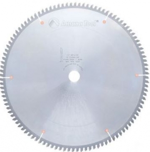 Amana Tool MB14108 Carbide Tipped Double-Face Melamine 14 Inch D x 108T H-ATB, -6 Deg, 1 Inch Bore, Circular Saw Blade