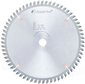 Amana Tool LB86401 Carbide Tipped Non-Melt Plastic 8 Inch D x 64T M-TCG, -2 Deg, 5/8 Bore, Circular Saw Blade