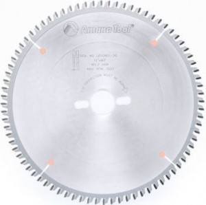 Amana Tool LB10801-30 Carbide Tipped Non-Melt Plastic 10 Inch D x 80T M-TCG, -2 Deg, 30MM Bore, Circular Saw Blade