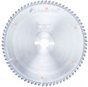 Amana Tool 512721-30 Carbide Tipped Aluminum and Non-Ferrous Metals 12 Inch D x 72T TCG, -6 Deg, 30MM Bore, Circular Saw Blade