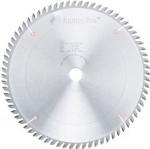 Amana Tool DT12720 Carbide Tipped Sliding Table Saw 12 Inch D x 72T ATB, 10 Deg, 1 Inch Bore, Circular Saw Blade