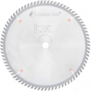 Amana Tool DT10801 Carbide Tipped Ditec 2000 Cut-Off and Crosscut 10 Inch D x 80T TCG, 10 Deg, 5/8 Bore, Circular Saw Blade