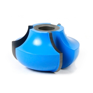 Amana Tool SC414 Carbide Tipped 3-Wing Corner Round & Cove 3/4 R x 3-1/4 D x 1-7/78 CH x 1/2 & 3/4 Bore Shaper Cutter