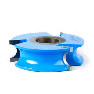 Amana Tool A-29-106 Carbide Tipped 3-Wing Heavy-Duty Bead 3/8 R x 4 D x 13/16 CH x 3/4 Bead CH x 1-1/4 Bore Shaper Cutter